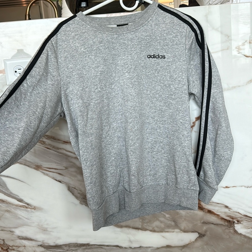Grey Adidas Crew neck